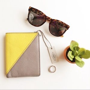 Fossil Color Block Wallet NWT
